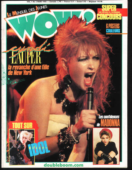 WOW Mars 1985 - Cyndi Lauper